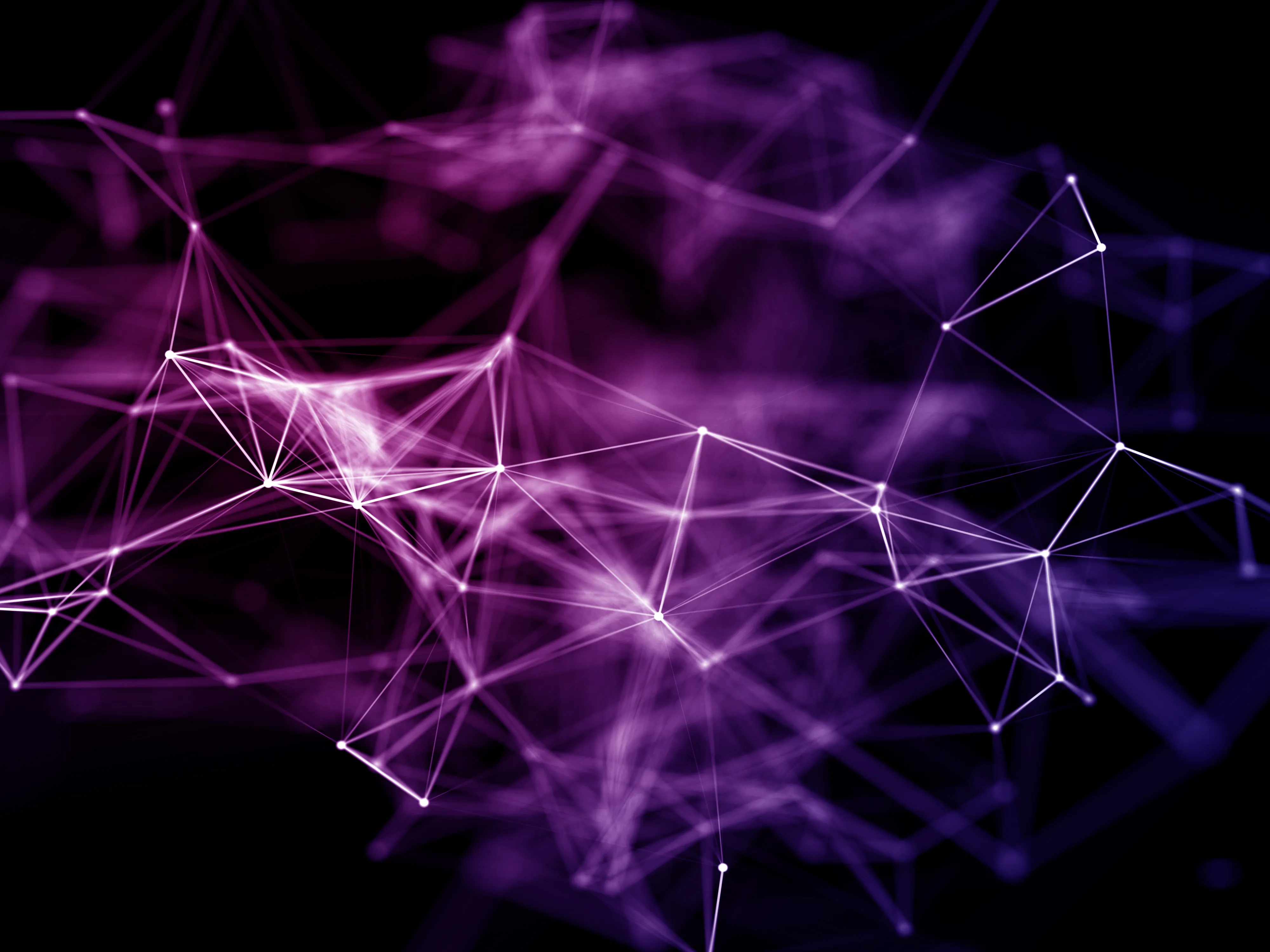 Abstract network representing Arabic NLP complexity